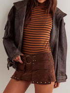 Exposee Striped Turtleneck Long Sleeve | 3 Colors | Poundton