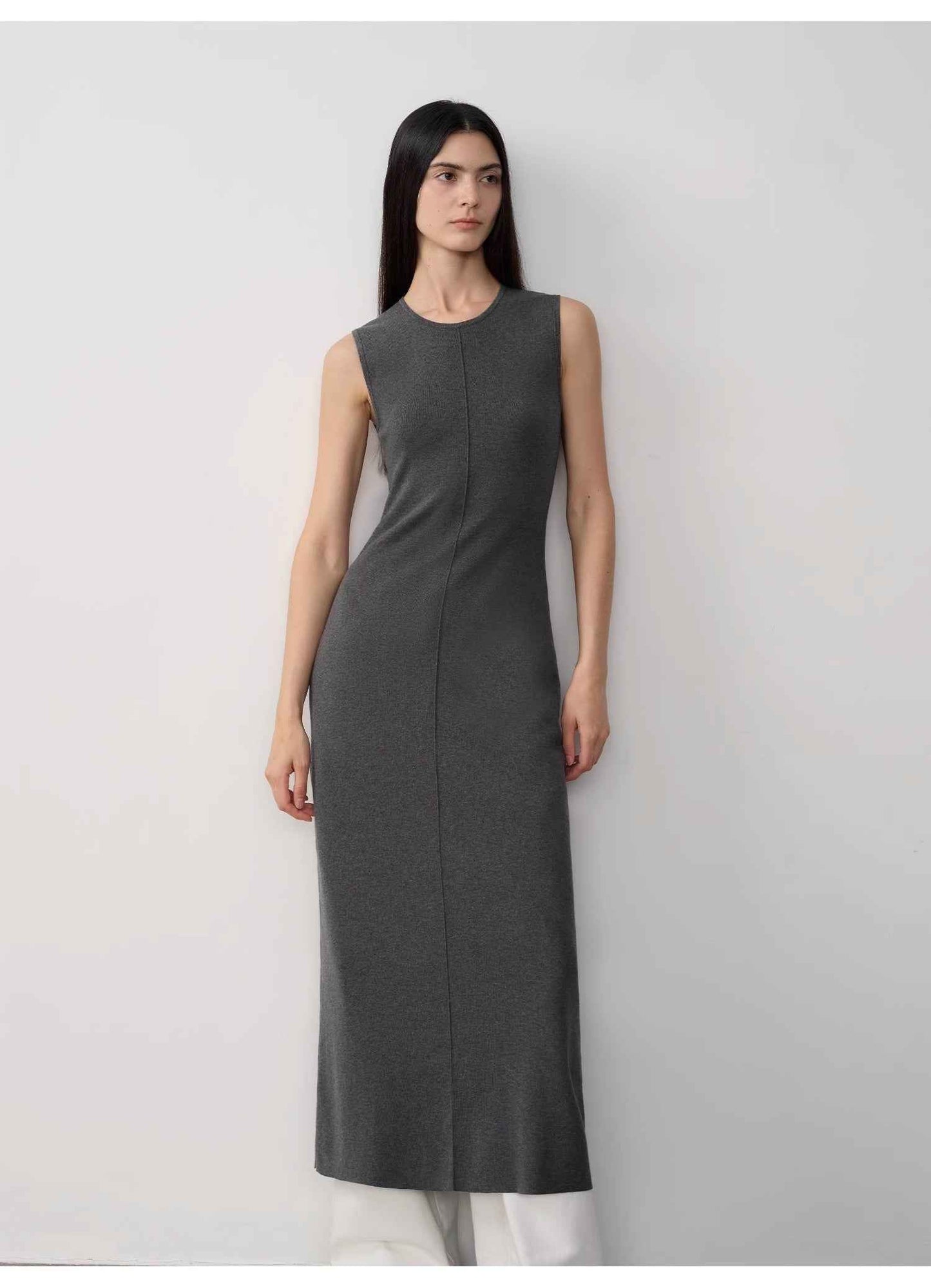 Fireladyfur Island Letters Merino Wool Knit Maxi Dress | 3 Colors