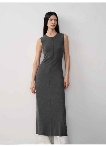 Fireladyfur Island Letters Merino Wool Knit Maxi Dress | 3 Colors
