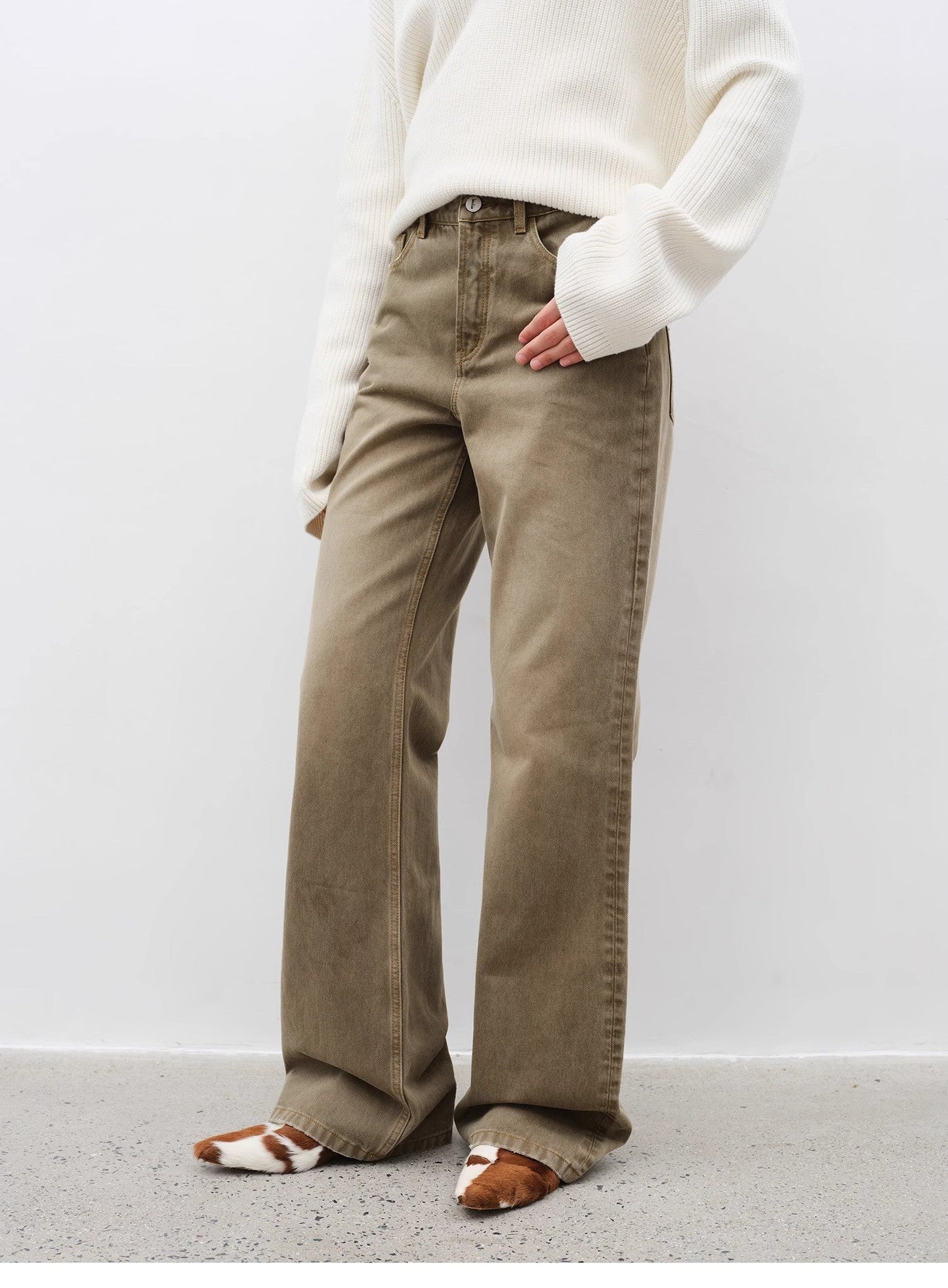 Flare Mark High-Rise Flared Jeans | 3 Colors | Fireladyfur