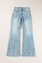 Wide Leg Jeans with Pockets | Poundton