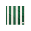 Cyndi Green and White Mark Stripe Bandana