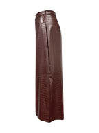 Michelle Vegan Leather High Waist Midi Skirt - 3 Colors - Poundton