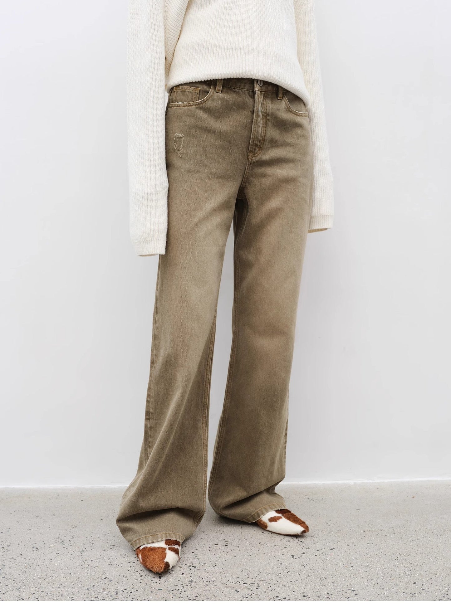 Flare Mark High-Rise Flared Jeans | 3 Colors | Fireladyfur