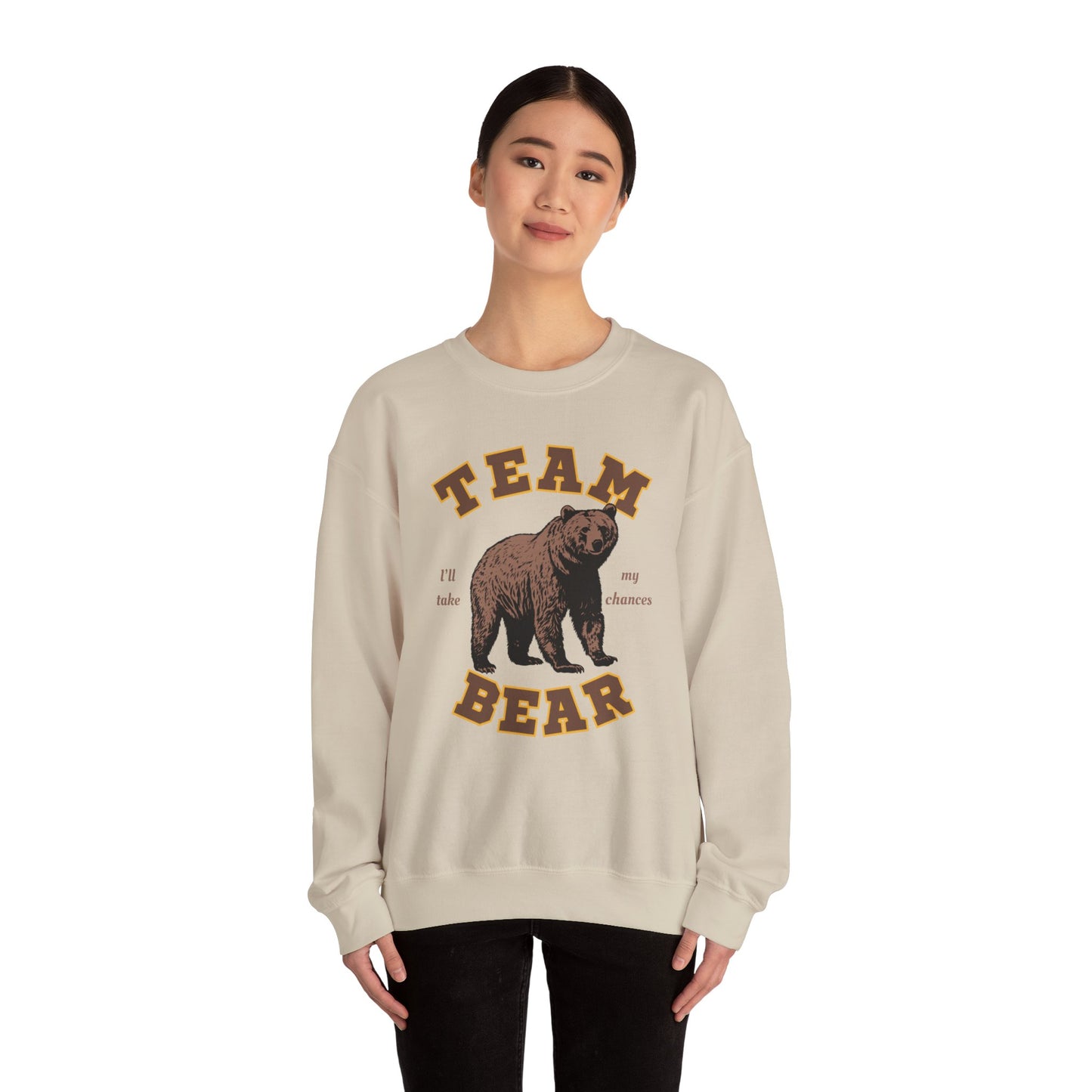 Team Bear - I Choose the Bear Unisex Graphic Sweatshirt | 3 Colors | Hyperbole Design