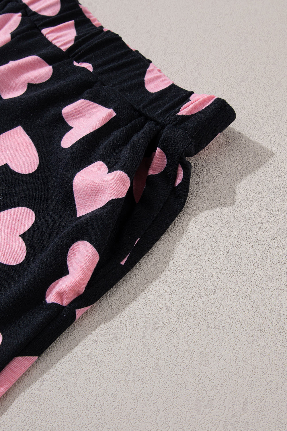 Isabella Heart Print Long Sleeve Top and Shorts Lounge Set | 2 Colors