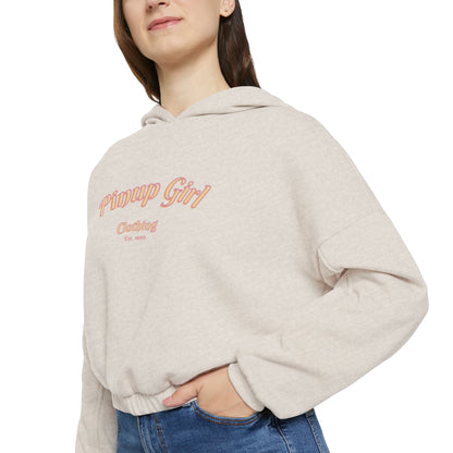 Pinup Girl Clothing Logo Women's Cropped Hoodie | 3 Colors | Pinup Couture