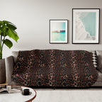 Ultra Fuzz OG Leopard Print Sherpa Blanket ��� Reversible Two���Tone Cozy Throw