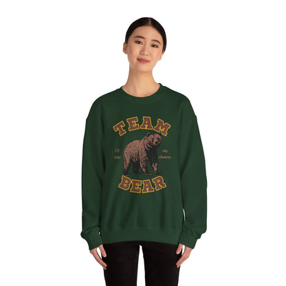 Team Bear - I Choose the Bear Unisex Graphic Sweatshirt | 3 Colors | Hyperbole Design