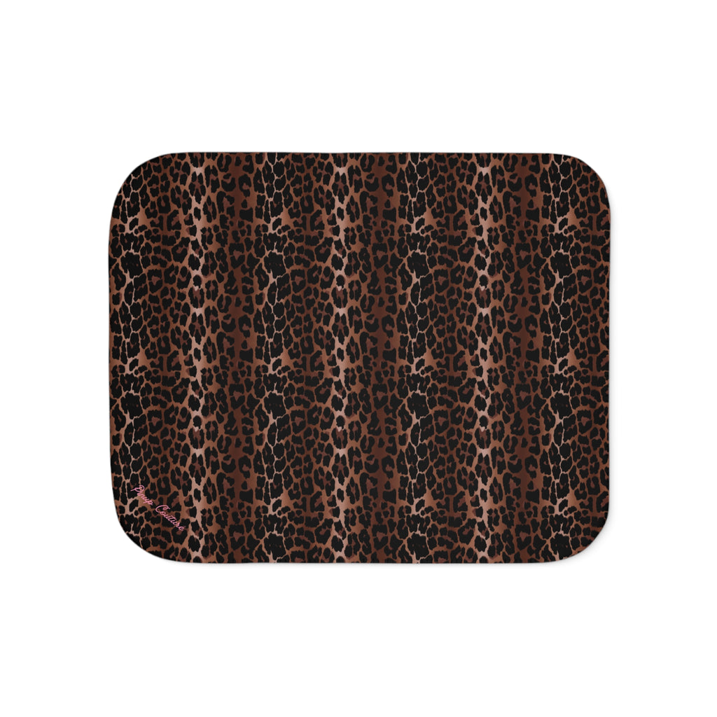 Ultra Fuzz OG Leopard Print Sherpa Blanket ��� Reversible Two���Tone Cozy Throw