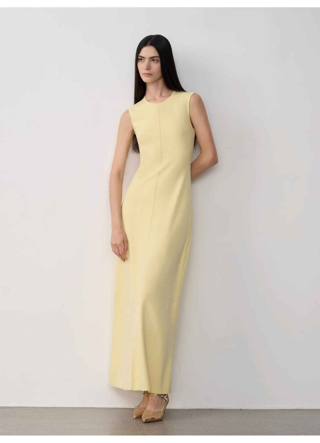 Island Letters Merino Wool Knit Maxi Dress | 2 Colors