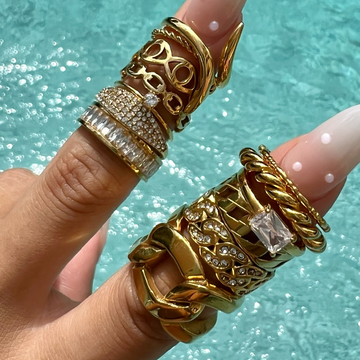 Morgan Ring  | Gold and Silver