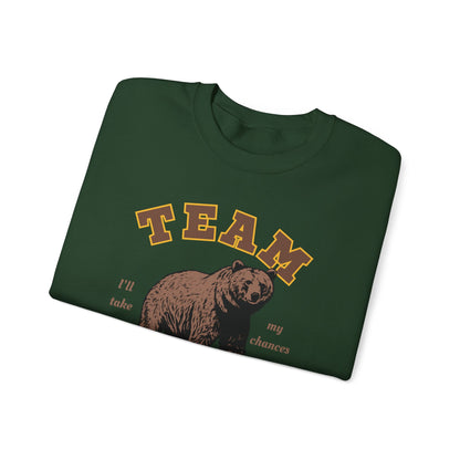 Team Bear - I Choose the Bear Unisex Graphic Sweatshirt | 3 Colors | Hyperbole Design