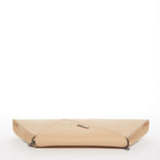 Angelica Nude Leather Clutch Purse