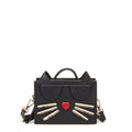 Leather Cat Bag Black Crossbody