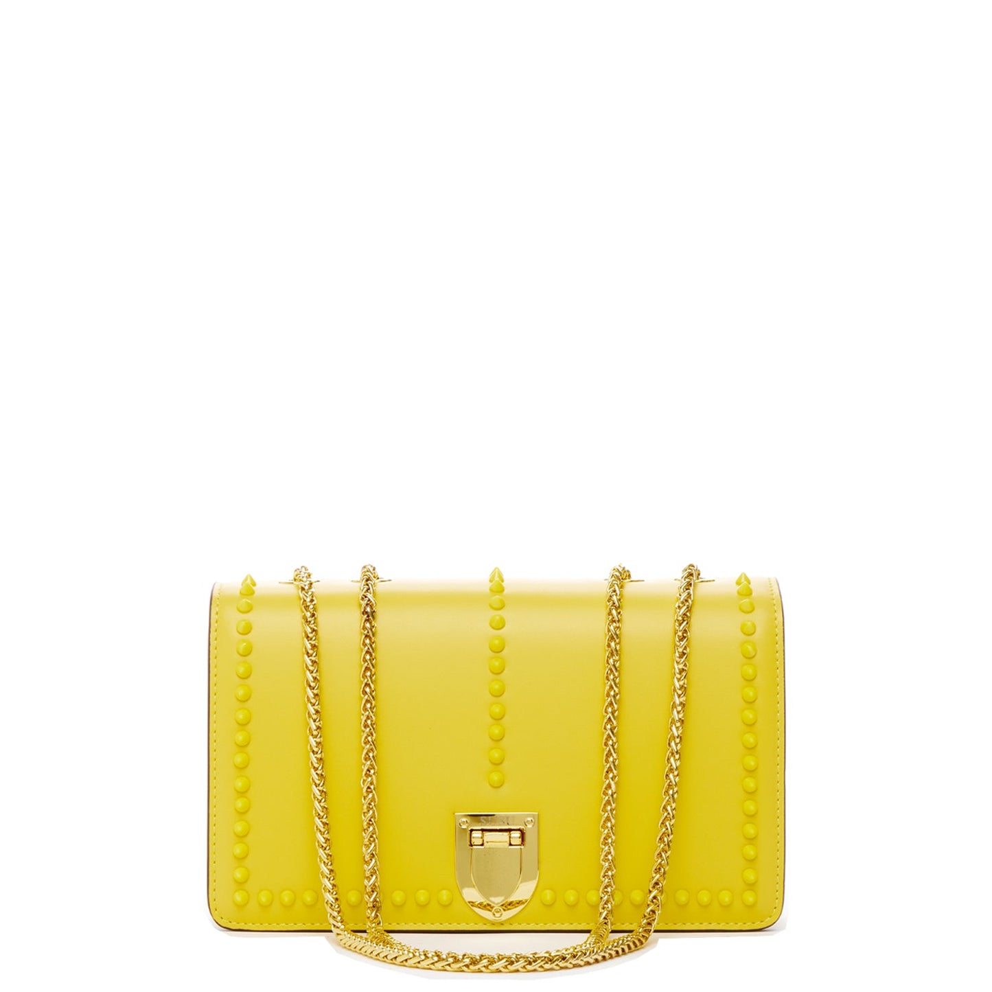 Josie Mustard Yellow Leather Purse