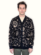 Celestial Cardigan, celestial print (view 3)