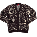 Celestial Cardigan, celestial print