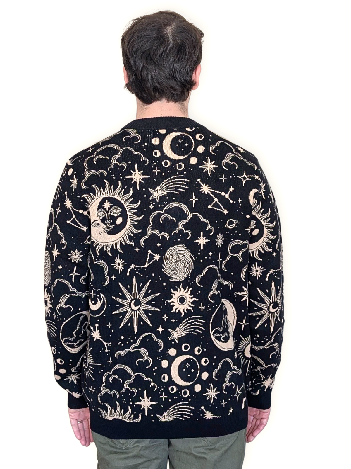Celestial Cardigan, celestial print (view 5)