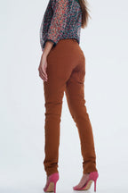Drop Skinny Jean in Ochre | Q2