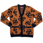 Esoteric Snake Cardigan, esoteric snake print
