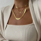 Cassia Double Chain Necklace | Gold and Silver