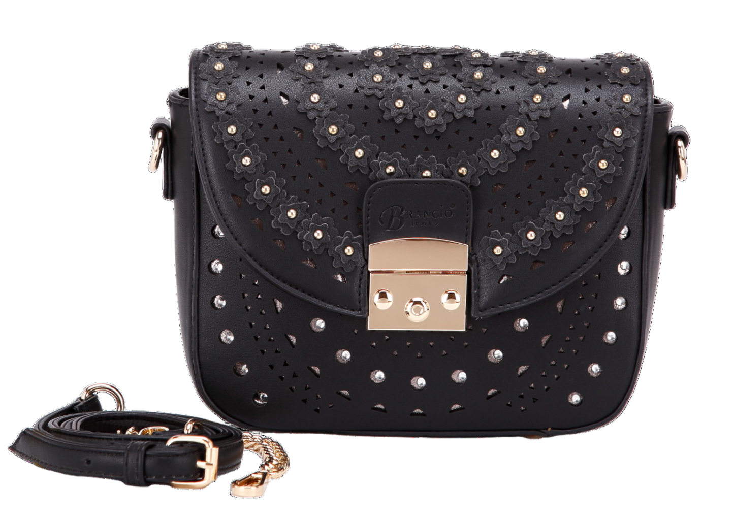Celestial Star crystal crossbody bag in pearl white, by Pinup Girl Clothing