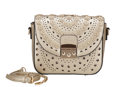 Celestial Star crystal crossbody bag in gold, by Pinup Girl Clothing