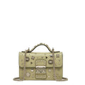 The Hollywood Leather Crossbody Bag Sage Green
