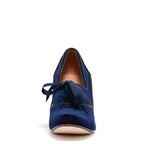 Madison Velvet Retro Heels