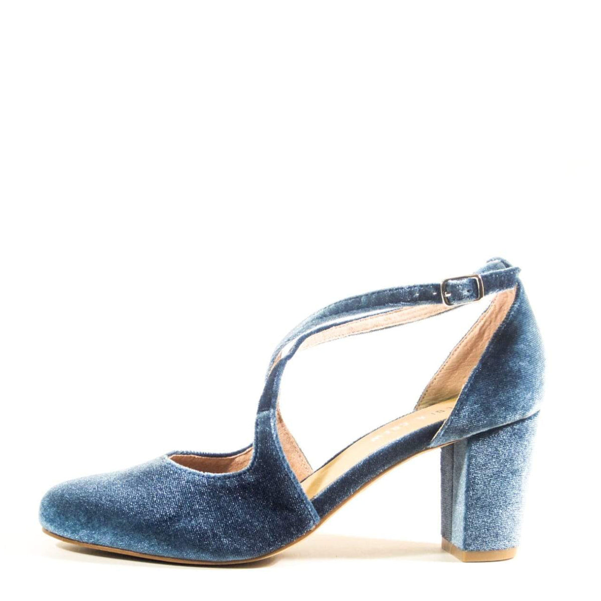 Oren Velvet Mary Jane Heels | 6 Colors | Chelsea Crew