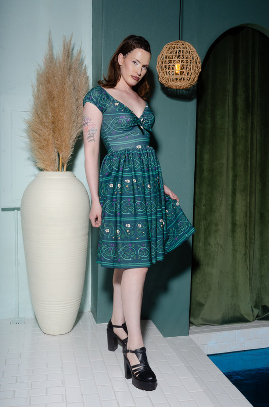 Natalie Dress in Celtic Unity Print | Laura Byrnes & Hope Johnstun