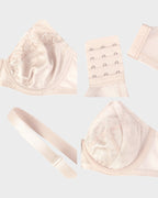 Plus-Size Pearl Shimmer Lace Minimizer Bra | 2 Colors | SheCurve