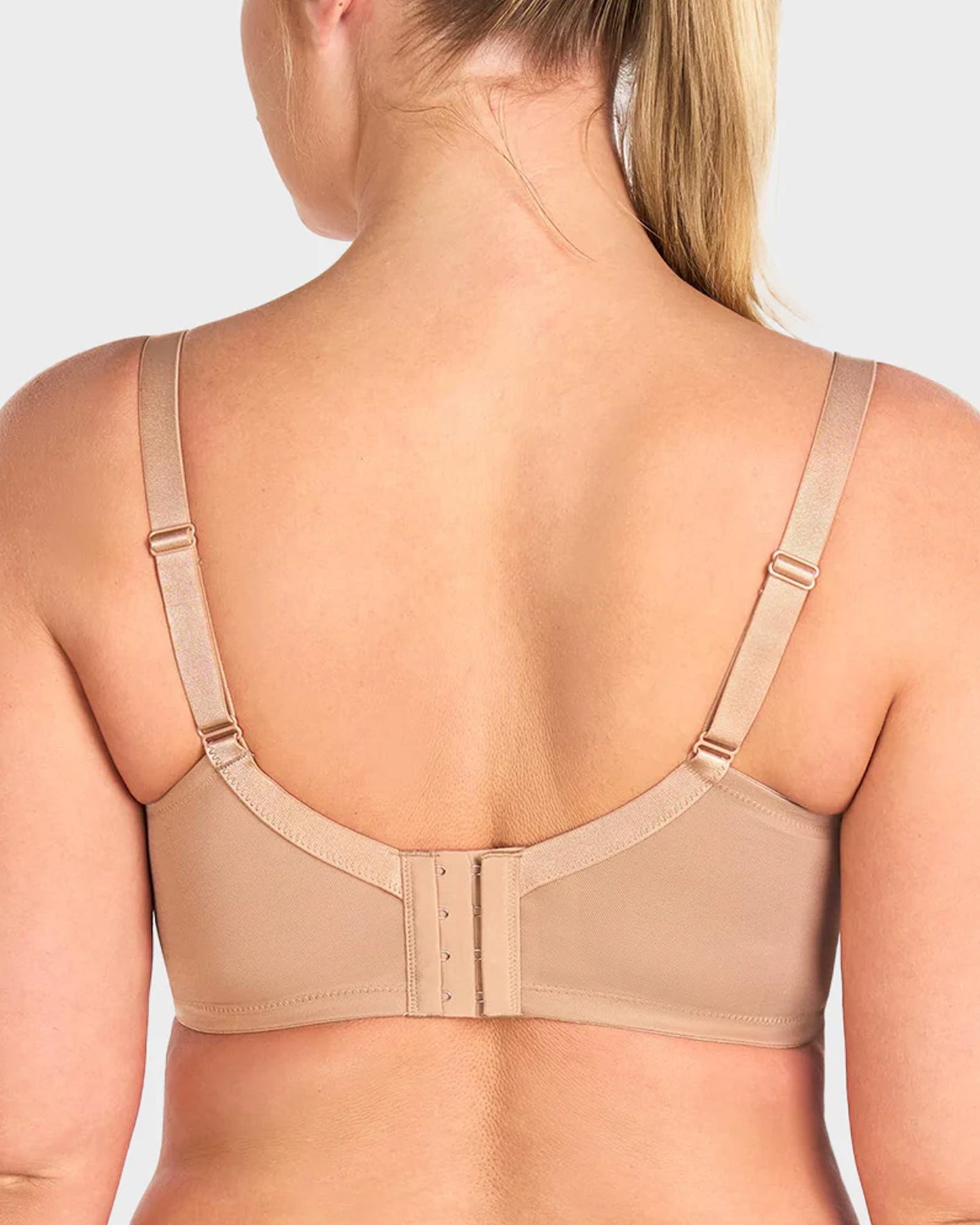 Plus-Size Pearl Shimmer Lace Minimizer Bra | 2 Colors | SheCurve