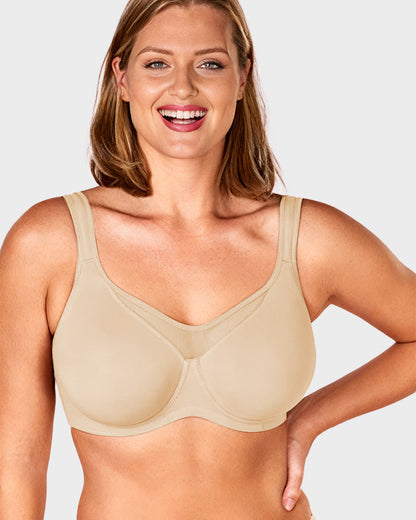 Plus Size Cooling Full Coverage Minimizer Bra | 4 Colors