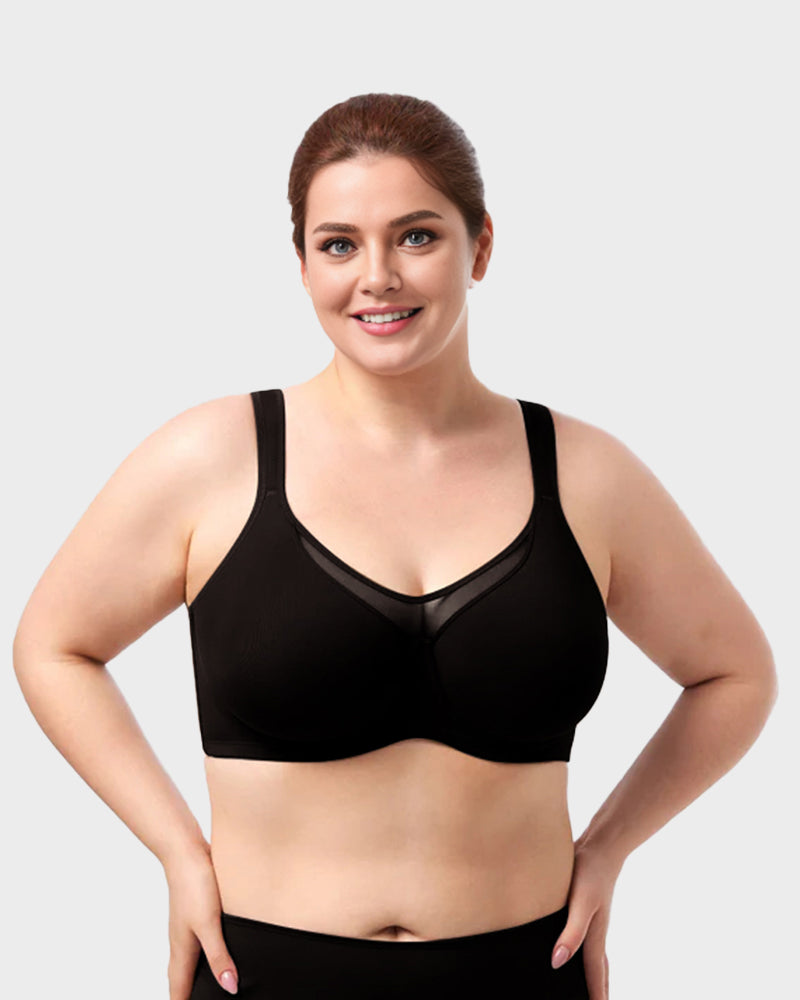 Plus Size Cooling Full Coverage Minimizer Bra | 4 Colors