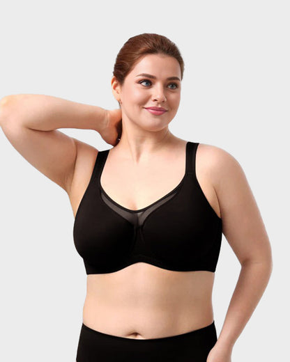 Plus Size Cooling Full Coverage Minimizer Bra | 4 Colors