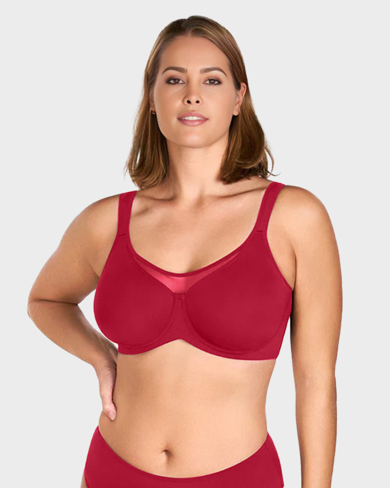Plus Size Cooling Full Coverage Minimizer Bra | 4 Colors