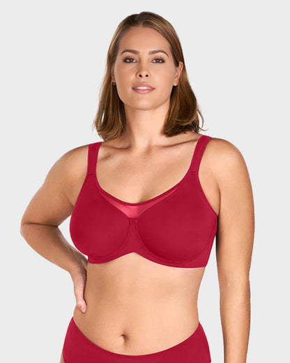 Plus Size Cooling Full Coverage Minimizer Bra | 4 Colors