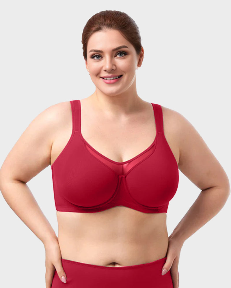 Plus Size Cooling Full Coverage Minimizer Bra | 4 Colors