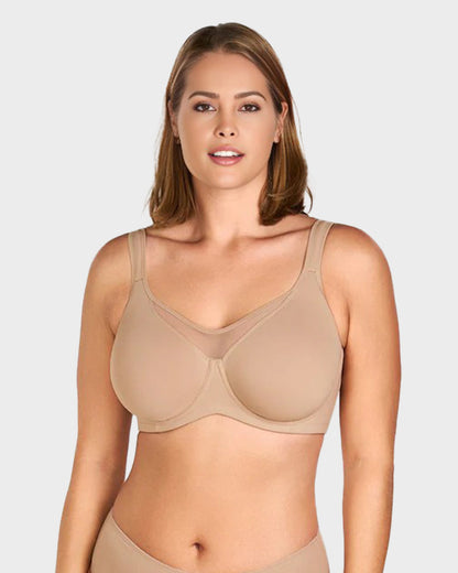 Plus Size Cooling Full Coverage Minimizer Bra | 4 Colors