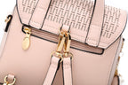 Interior pockets of the Sacred Heart convertible mini purse