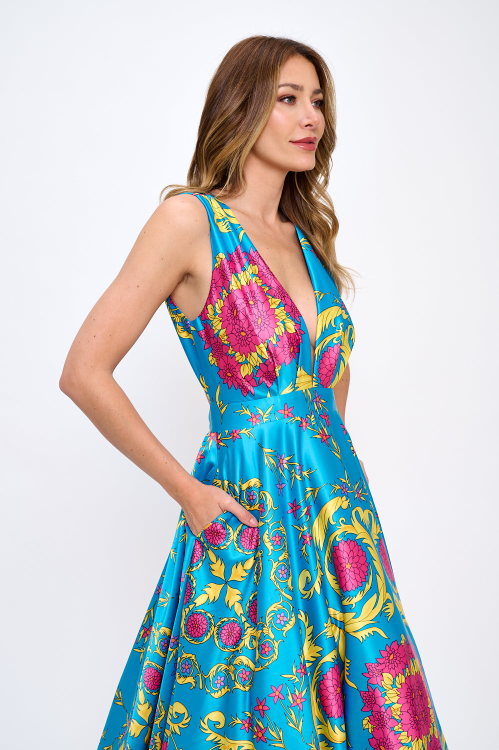 elena satin dress Elena Satin Dress