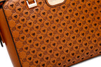 Millionaire Crystal Engraved Satchel | 3 Colors