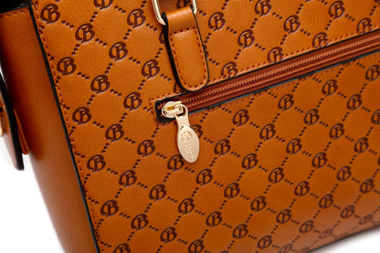 Millionaire Crystal Engraved Satchel | 3 Colors