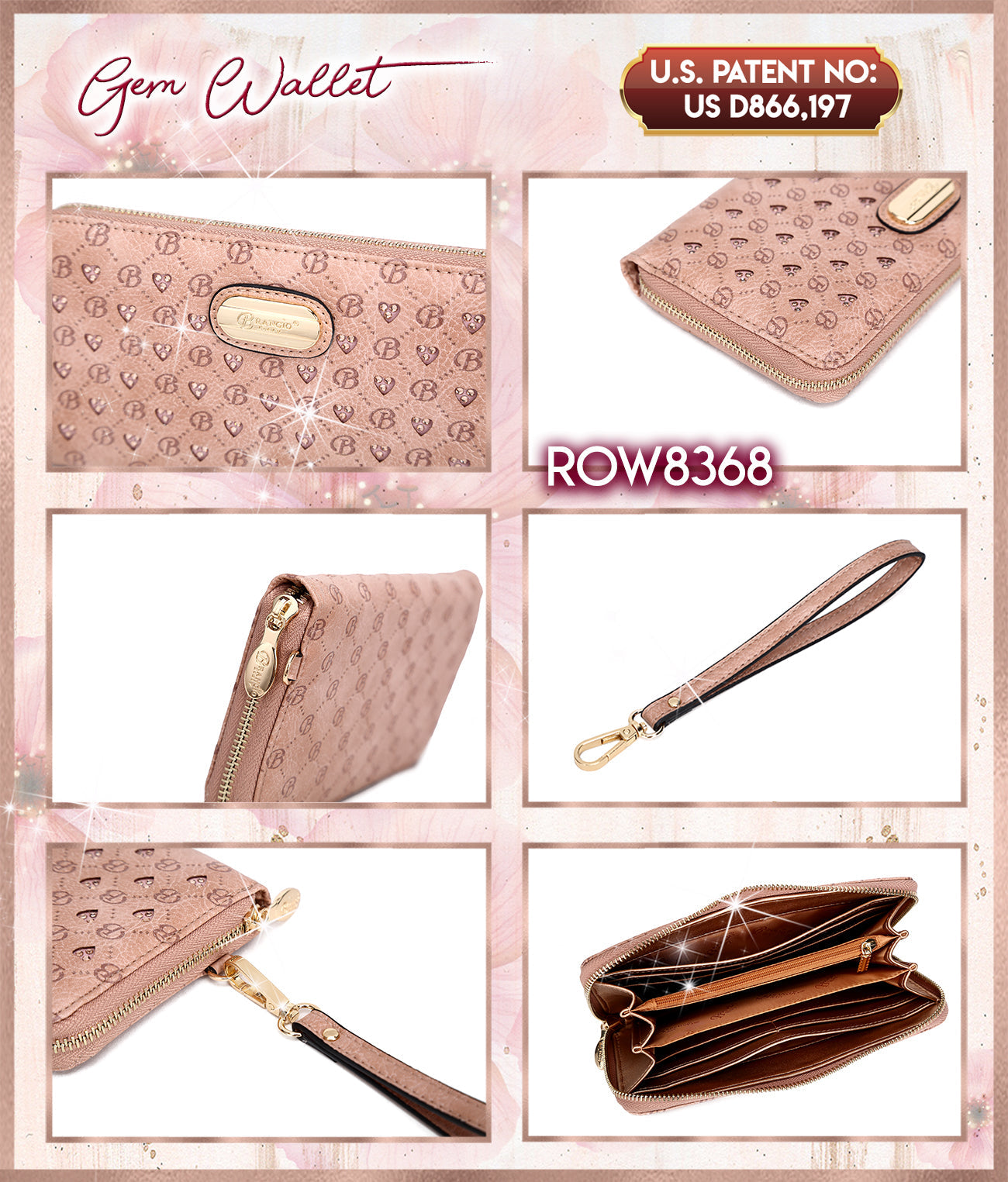 Millionaire Crystal Wristlet Wallet | 5 Colors