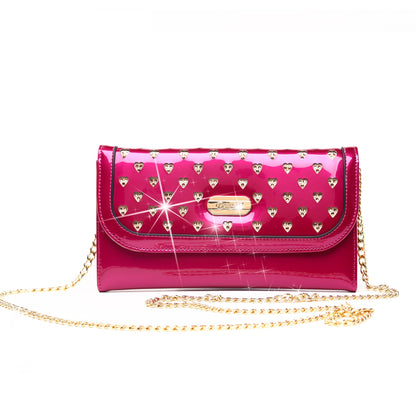 Starz Art convertible wallet crossbody bag in a rose tone