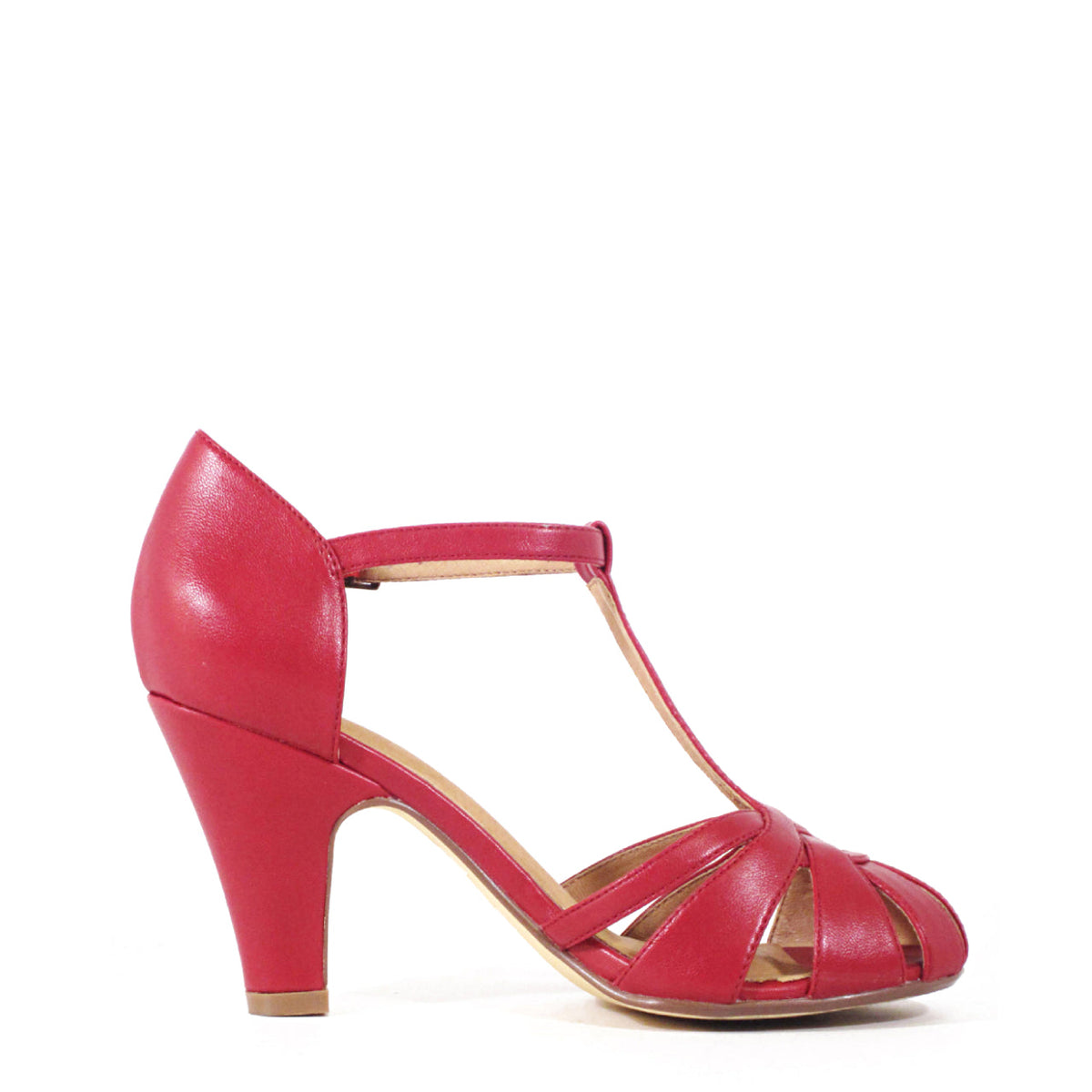 Sergi T-Strap Heels | 10 Colors