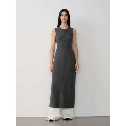 Fireladyfur Island Letters Merino Wool Knit Maxi Dress | 3 Colors
