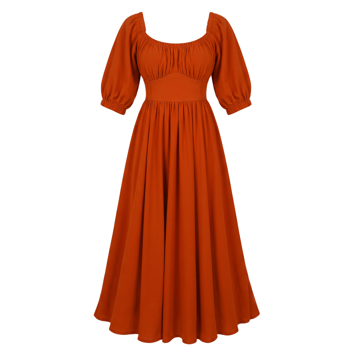 Swann Maxi Dress in Amber Harvest